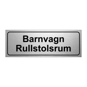 Barnvagn Rullstolsrum
